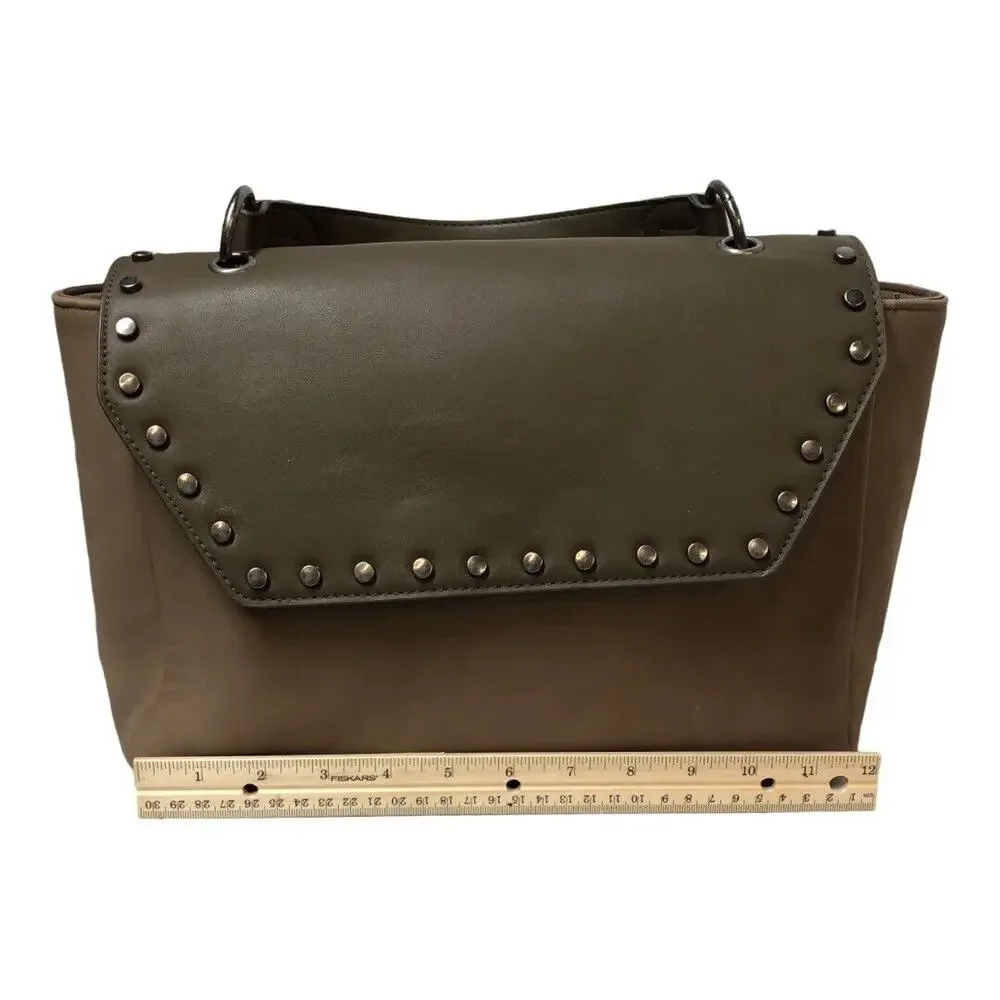 Universal Threads Brown Top Handle Handbag 12x9 Faux Leather Satchel‎